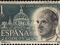 Spain - 1963 - Vatican Ecumenical Council - 1 PTA - Black & Green - Pablo, Vatican, Religion - Edifil 1540 - Pablo VI - 0